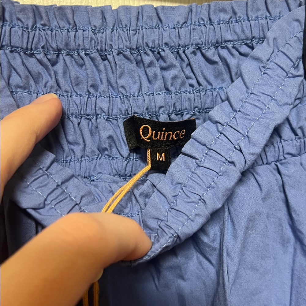 Quince 100% Organic Cotton Poplin Tiered Midi Skirt
True Blue - Picture 4 of 5